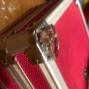Pink Gemstone Silver Ring
